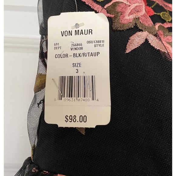 Black strapless dress - Picture 5 of 5